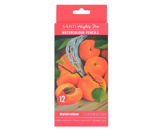 Олівці кольорові Santi Highly Pro 12 шт акварельні (742383)