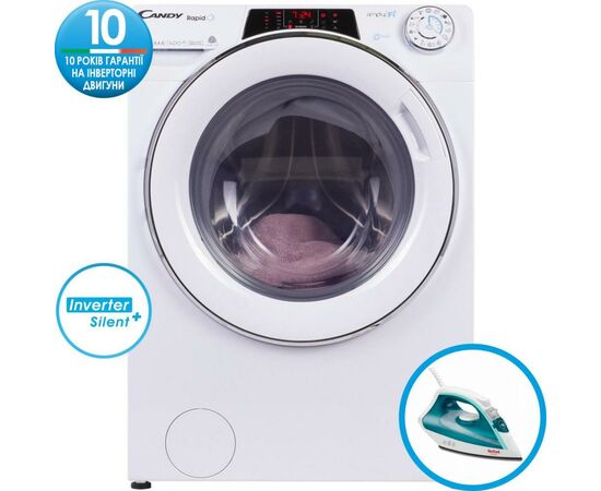 Стиральная машина Candy ROW4856DWMCE/1-S, изображение 7 Стиральная машина Candy ROW4856DWMCE/1-S, изображение 7