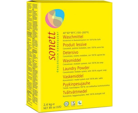 Пральний порошок Sonett Органічний Концентрат 2.4 кг (DE1009)