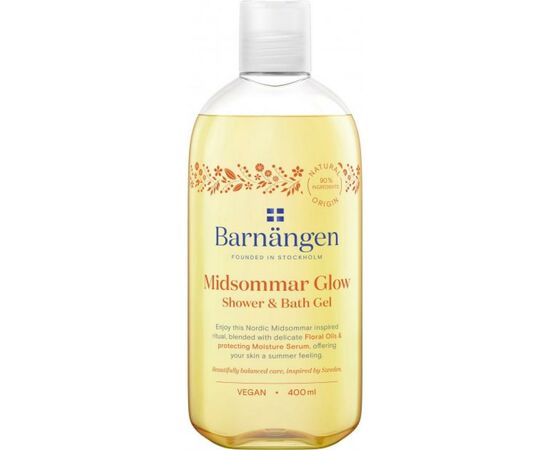 Гель для душа Barnangen Midsommar Glow с цветочными маслами 400 мл (5012583205722)