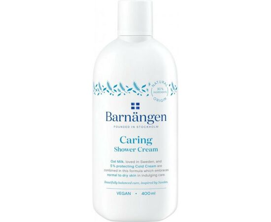 Гель для душу Barnangen Caring з вівсяним молочком 400 мл (5012583205791)