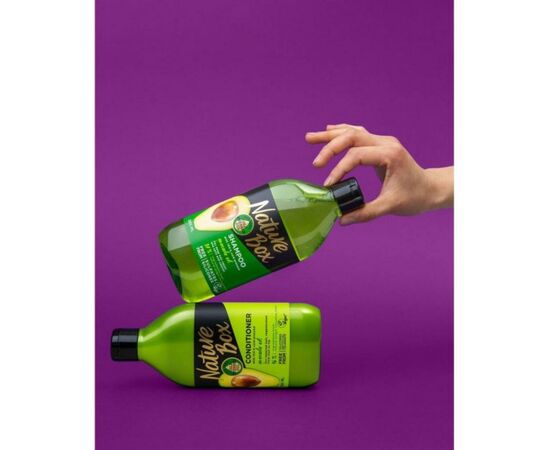 Шампунь Nature Box для восстановления волос с маслом авокадо 385 мл (9000101215762), изображение 3 Шампунь Nature Box для восстановления волос с маслом авокадо 385 мл (9000101215762), изображение 3