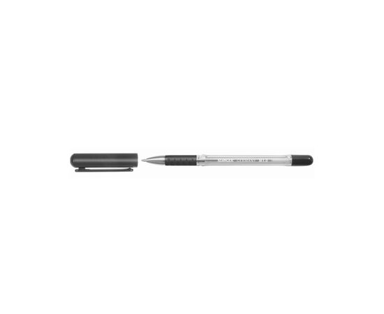 Ручка шариковая Stanger 1,0 мм, с грипом, черная (18000300006)