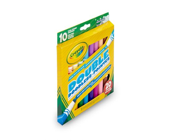 Фломастеры Crayola Набор Washable Двусторонние 10 шт (256347.012), изображение 4 Фломастеры Crayola Набор Washable Двусторонние 10 шт (256347.012), изображение 4