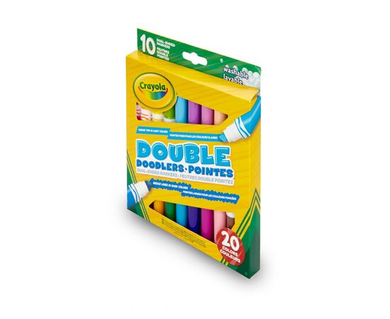 Фломастеры Crayola Набор Washable Двусторонние 10 шт (256347.012), изображение 5 Фломастеры Crayola Набор Washable Двусторонние 10 шт (256347.012), изображение 5