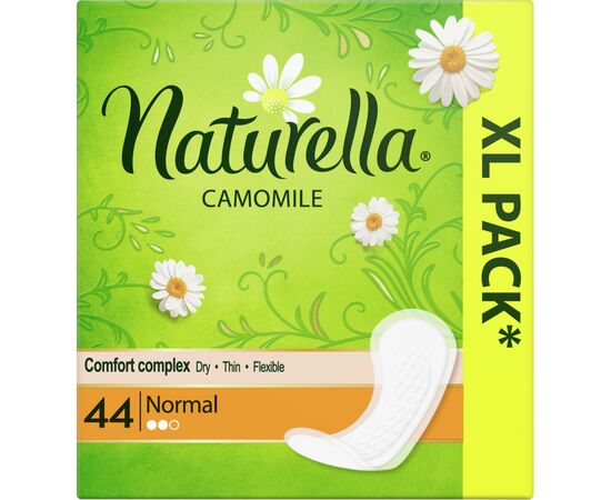 Ежедневные прокладки Naturella Camomile Normal 44 шт. (8006540100769), изображение 2 Ежедневные прокладки Naturella Camomile Normal 44 шт. (8006540100769), изображение 2
