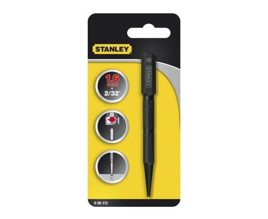 Кернер Stanley бородок, 101мм, d=1,6мм. (0-58-112), изображение 2 Кернер Stanley бородок, 101мм, d=1,6мм. (0-58-112), изображение 2
