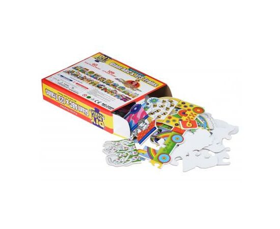 Пазл Same Toy Большой поезд Букв и Цифр (2095Ut), зображення 2 Пазл Same Toy Большой поезд Букв и Цифр (2095Ut), зображення 2