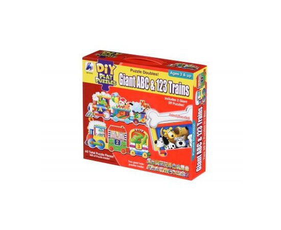 Пазл Same Toy Большой поезд Букв и Цифр (2095Ut)