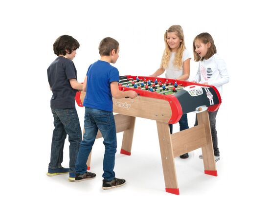 Настольный футбол Smoby Деревянный полупрофессиональный футбольный стол Чемпион (620400), изображение 3