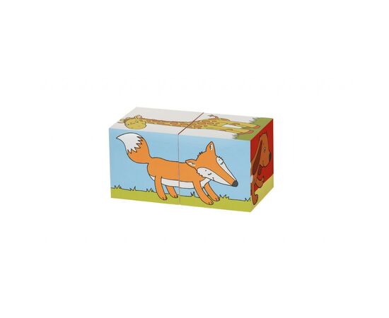 Кубики Goki Животные (57725G), изображение 2 Кубики Goki Животные (57725G), изображение 2