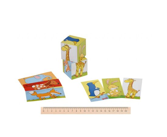 Кубики Goki Животные (57725G), изображение 3 Кубики Goki Животные (57725G), изображение 3