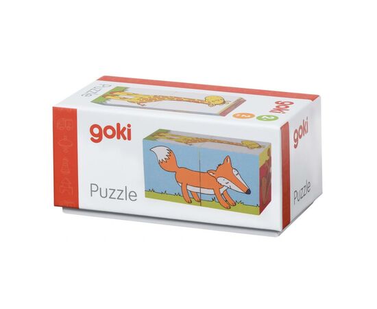 Кубики Goki Животные (57725G), изображение 4 Кубики Goki Животные (57725G), изображение 4