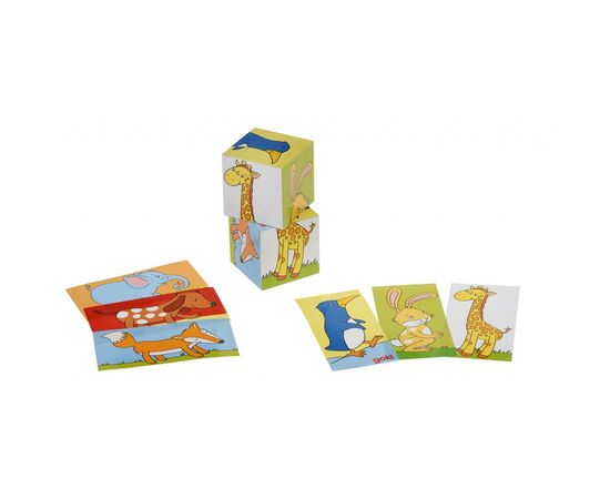 Кубики Goki Животные (57725G)