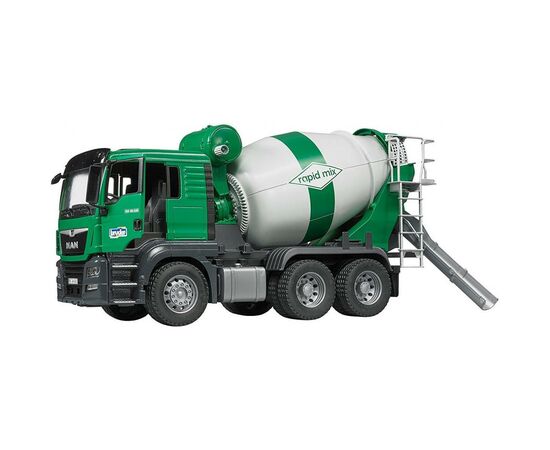 Спецтехніка Bruder Бетономішалка MAN TGS 1:16 зелена (03710), зображення 2 Спецтехніка Bruder Бетономішалка MAN TGS 1:16 зелена (03710), зображення 2