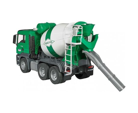 Спецтехніка Bruder Бетономішалка MAN TGS 1:16 зелена (03710), зображення 3 Спецтехніка Bruder Бетономішалка MAN TGS 1:16 зелена (03710), зображення 3