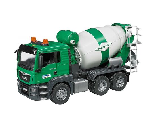 Спецтехніка Bruder Бетономішалка MAN TGS 1:16 зелена (03710), зображення 6 Спецтехніка Bruder Бетономішалка MAN TGS 1:16 зелена (03710), зображення 6