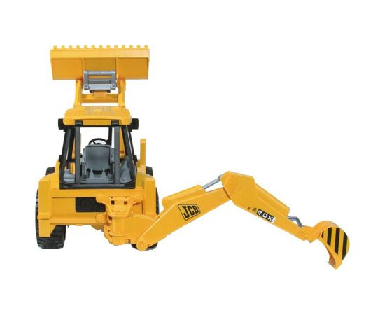 Спецтехника Bruder Дорожный погрузчик с экскаватором JCB 4CX М1:16 (02428), изображение 4 Спецтехника Bruder Дорожный погрузчик с экскаватором JCB 4CX М1:16 (02428), изображение 4