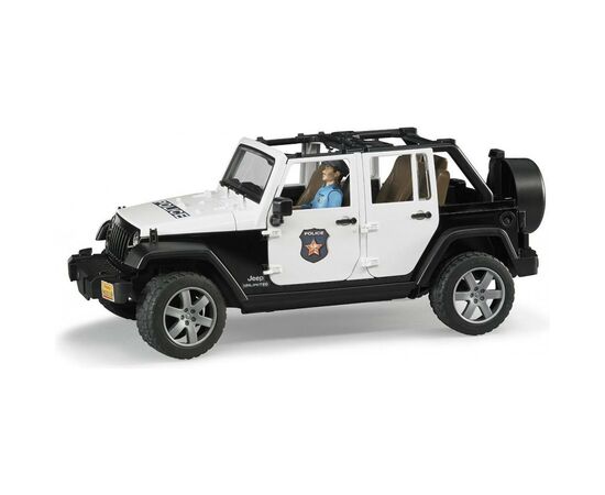 Спецтехника Bruder Джип Wrangler Unlimited Rubicon Police + фигурка (02526), изображение 3 Спецтехника Bruder Джип Wrangler Unlimited Rubicon Police + фигурка (02526), изображение 3