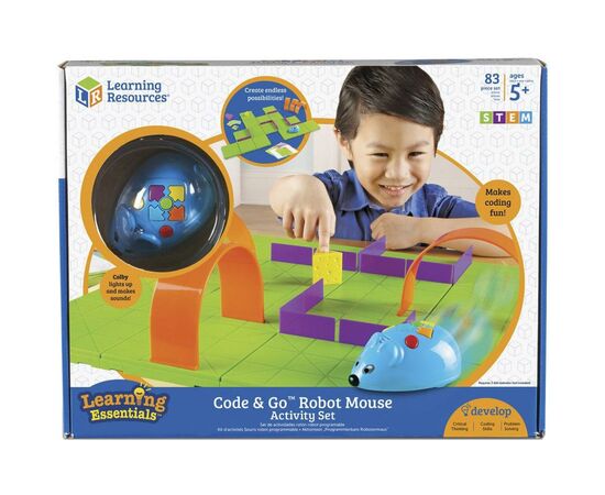 Интерактивная игрушка Learning Resources STEM-набор Мышка в лабиринте (LER2831), изображение 10 Интерактивная игрушка Learning Resources STEM-набор Мышка в лабиринте (LER2831), изображение 10