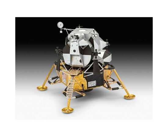 Сборная модель Revell Лунный модуль Орел миссии Аполлон 11 уровень 4, 1:48 (RVL-03701), изображение 4 Сборная модель Revell Лунный модуль Орел миссии Аполлон 11 уровень 4, 1:48 (RVL-03701), изображение 4