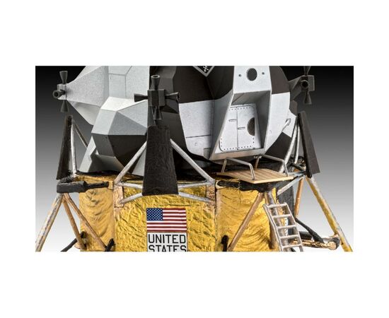 Сборная модель Revell Лунный модуль Орел миссии Аполлон 11 уровень 4, 1:48 (RVL-03701), изображение 6 Сборная модель Revell Лунный модуль Орел миссии Аполлон 11 уровень 4, 1:48 (RVL-03701), изображение 6