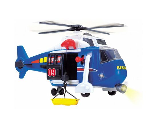 Спецтехніка Dickie Toys Гелікоптер Авіація з ношами (1137001), зображення 2 Спецтехніка Dickie Toys Гелікоптер Авіація з ношами (1137001), зображення 2