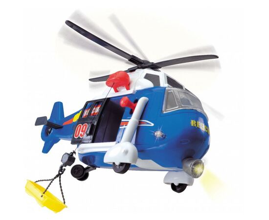 Спецтехніка Dickie Toys Гелікоптер Авіація з ношами (1137001), зображення 3 Спецтехніка Dickie Toys Гелікоптер Авіація з ношами (1137001), зображення 3