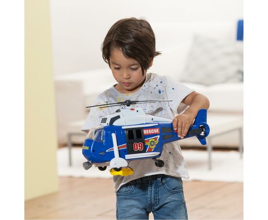 Спецтехніка Dickie Toys Гелікоптер Авіація з ношами (1137001), зображення 5 Спецтехніка Dickie Toys Гелікоптер Авіація з ношами (1137001), зображення 5