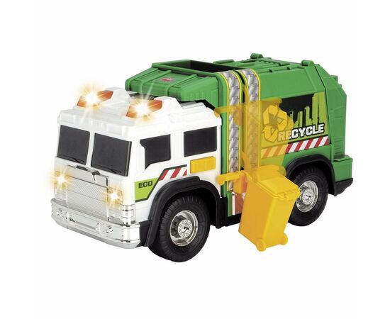 Спецтехніка Dickie Toys Сміттєвоз з баком зі світловими та звуковими ефектами (3306006), зображення 3 Спецтехніка Dickie Toys Сміттєвоз з баком зі світловими та звуковими ефектами (3306006), зображення 3