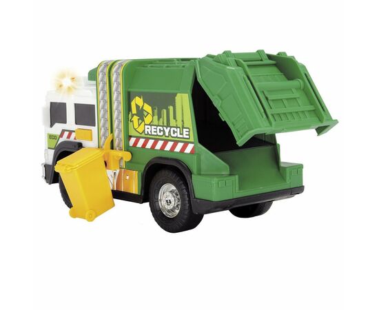 Спецтехніка Dickie Toys Сміттєвоз з баком зі світловими та звуковими ефектами (3306006), зображення 5 Спецтехніка Dickie Toys Сміттєвоз з баком зі світловими та звуковими ефектами (3306006), зображення 5