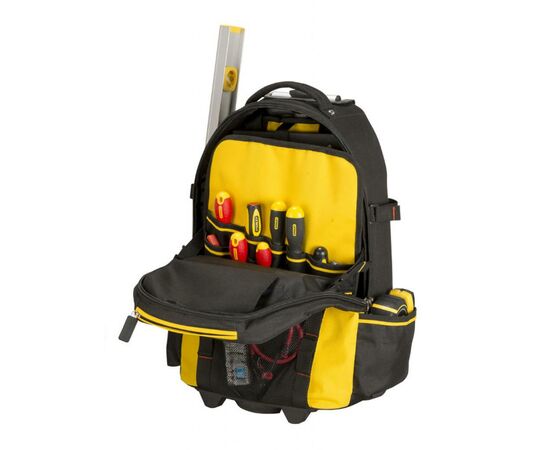 Сумка для инструмента Stanley рюкзак FatMax на колесах 36 x 23 x 54см (1-79-215), изображение 2 Сумка для инструмента Stanley рюкзак FatMax на колесах 36 x 23 x 54см (1-79-215), изображение 2