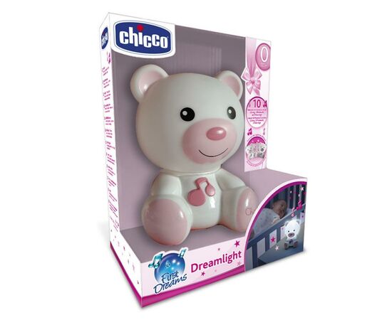 Ночник Chicco Dreamlight розовый (09830.10), изображение 2 Ночник Chicco Dreamlight розовый (09830.10), изображение 2