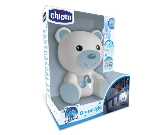 Ночник Chicco Dreamlight голубой (09830.20), изображение 2 Ночник Chicco Dreamlight голубой (09830.20), изображение 2