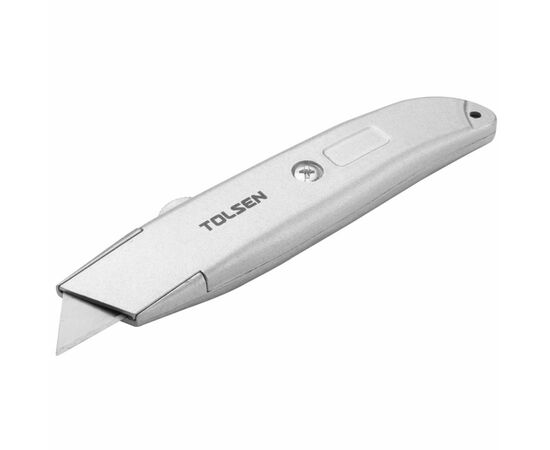 Нож монтажный Tolsen алюминиевый трапеция SK5 (30008)