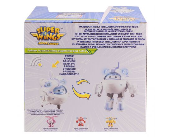 Трансформер Super Wings Supercharge Lights Sounds Astra, Астра, свет, звук (EU740433), изображение 5 Трансформер Super Wings Supercharge Lights Sounds Astra, Астра, свет, звук (EU740433), изображение 5