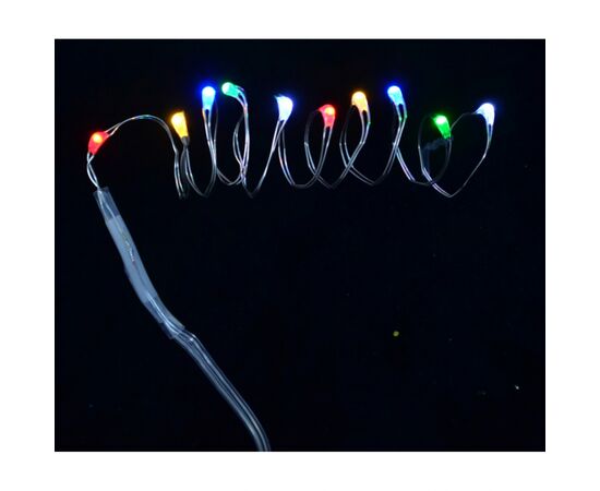 Гирлянда YES! Fun LED 10 ламп, RGB 0,55 м (801099)