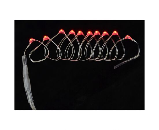 Гірлянда YES! Fun LED 10 ламп, червона, 0,55 м (801103)