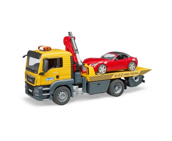 Спецтехника Bruder эвакуатор MAN TGS с родстером (03750), изображение 2 Спецтехника Bruder эвакуатор MAN TGS с родстером (03750), изображение 2