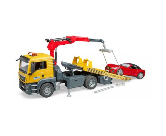Спецтехника Bruder эвакуатор MAN TGS с родстером (03750), изображение 4 Спецтехника Bruder эвакуатор MAN TGS с родстером (03750), изображение 4