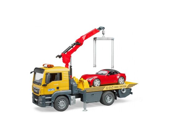 Спецтехника Bruder эвакуатор MAN TGS с родстером (03750), изображение 5 Спецтехника Bruder эвакуатор MAN TGS с родстером (03750), изображение 5