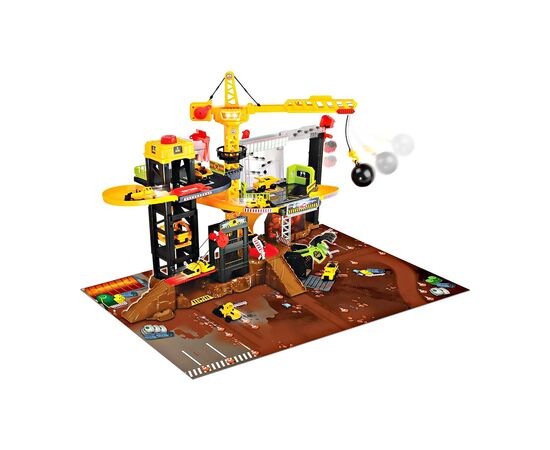 Игровой набор Dickie Toys Строительство с техникой и аксессуарами (3729010), изображение 2 Игровой набор Dickie Toys Строительство с техникой и аксессуарами (3729010), изображение 2