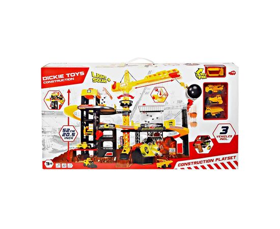 Игровой набор Dickie Toys Строительство с техникой и аксессуарами (3729010), изображение 5 Игровой набор Dickie Toys Строительство с техникой и аксессуарами (3729010), изображение 5