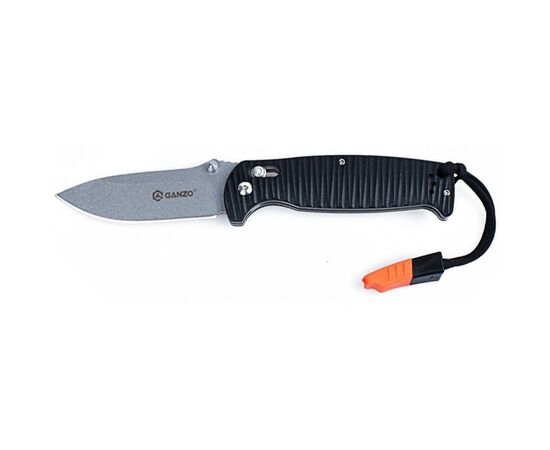 Ніж Ganzo G7412P-WS черный (G7412P-BK-WS)