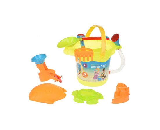 Игрушка для песка Same Toy 6 ед. Ведерко желтое (970Ut-2)