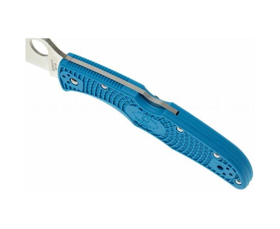 Нож Spyderco Endura 4 Flat Ground, blue (C10FPBL), изображение 4 Нож Spyderco Endura 4 Flat Ground, blue (C10FPBL), изображение 4