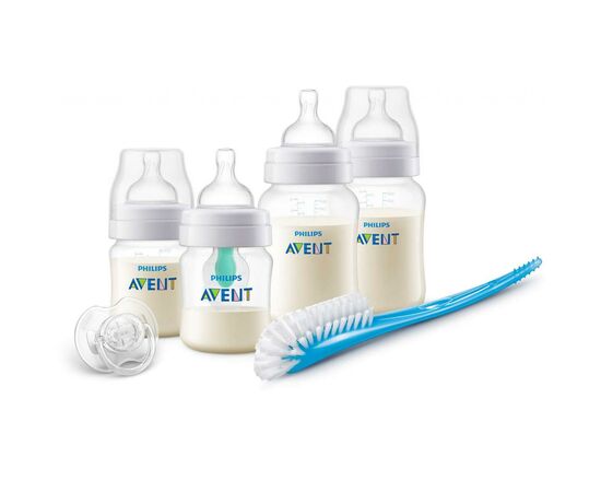 Пляшечка для годування Philips AVENT Anti-colic AirFree з клапаном (набір) (SCD807/00)