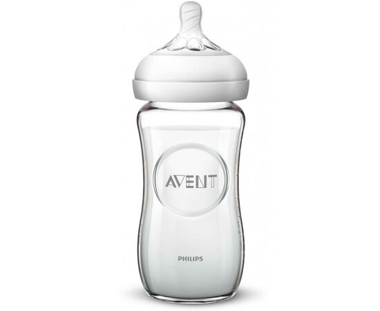 Бутылочка для кормления Philips AVENT Natural 240 мл стеклянная (SCF053/17)