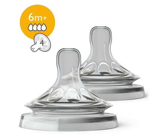 Соска Philips AVENT Natural 2.0 6+ мес. 2 шт. (SCF044/27)