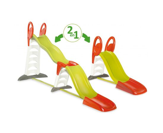 Горка Smoby Мега 2 в 1 Садовая (310260), изображение 2 Горка Smoby Мега 2 в 1 Садовая (310260), изображение 2